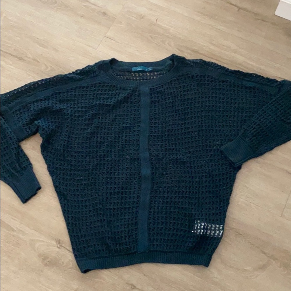NWOT Prana Throw-over sweater - Forrest green